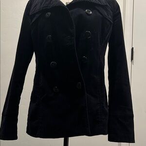Calvin Klein Classic Black Pea Coat